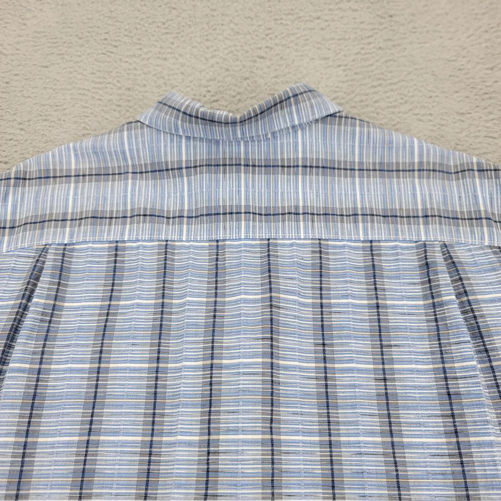 Tommy Bahama Shirt Mens Large Blue Silk Camp Outdoors Beach Lightweight Original - Picture 5 of 11